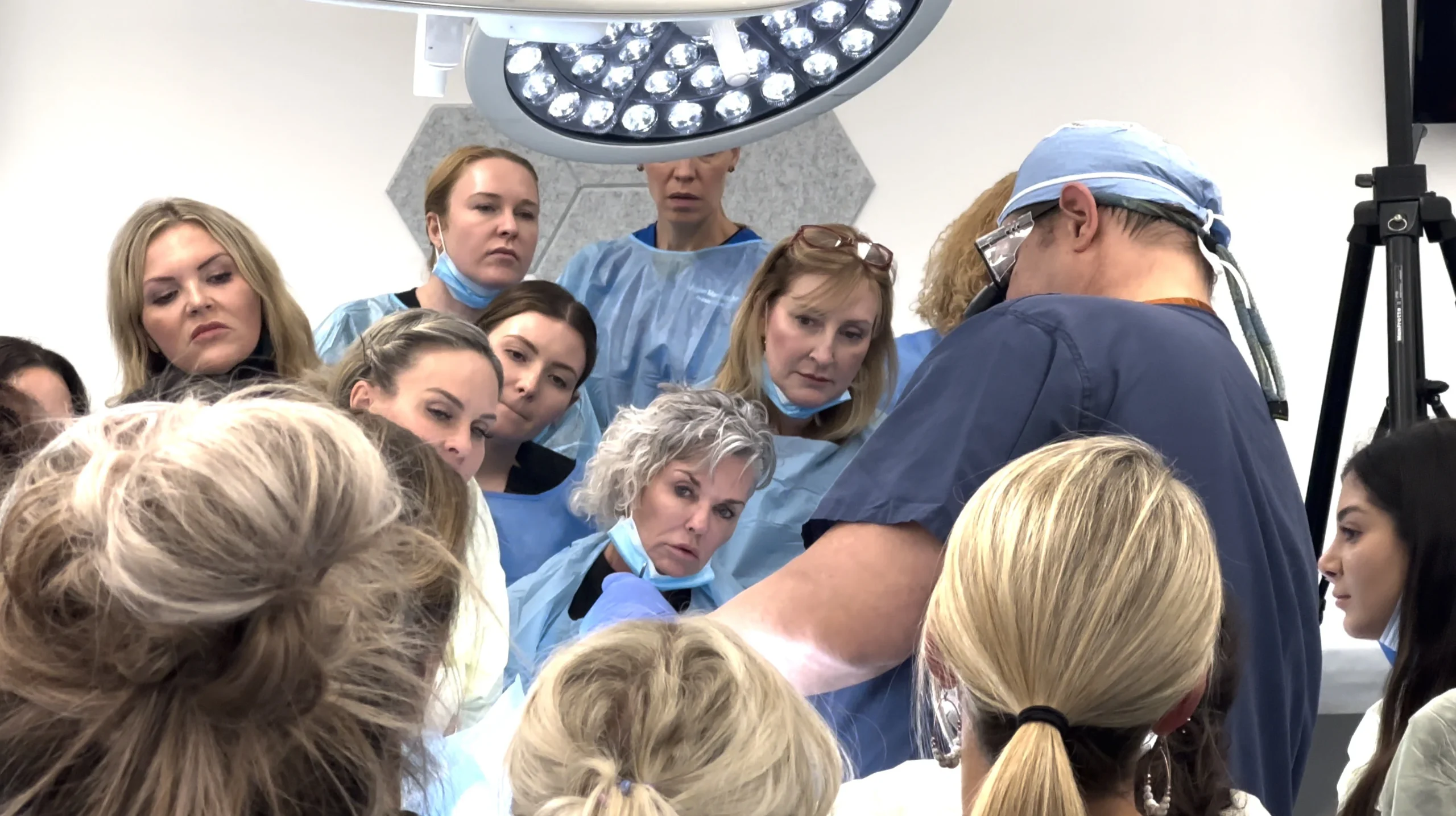 Aesthetic medical leadership training observation